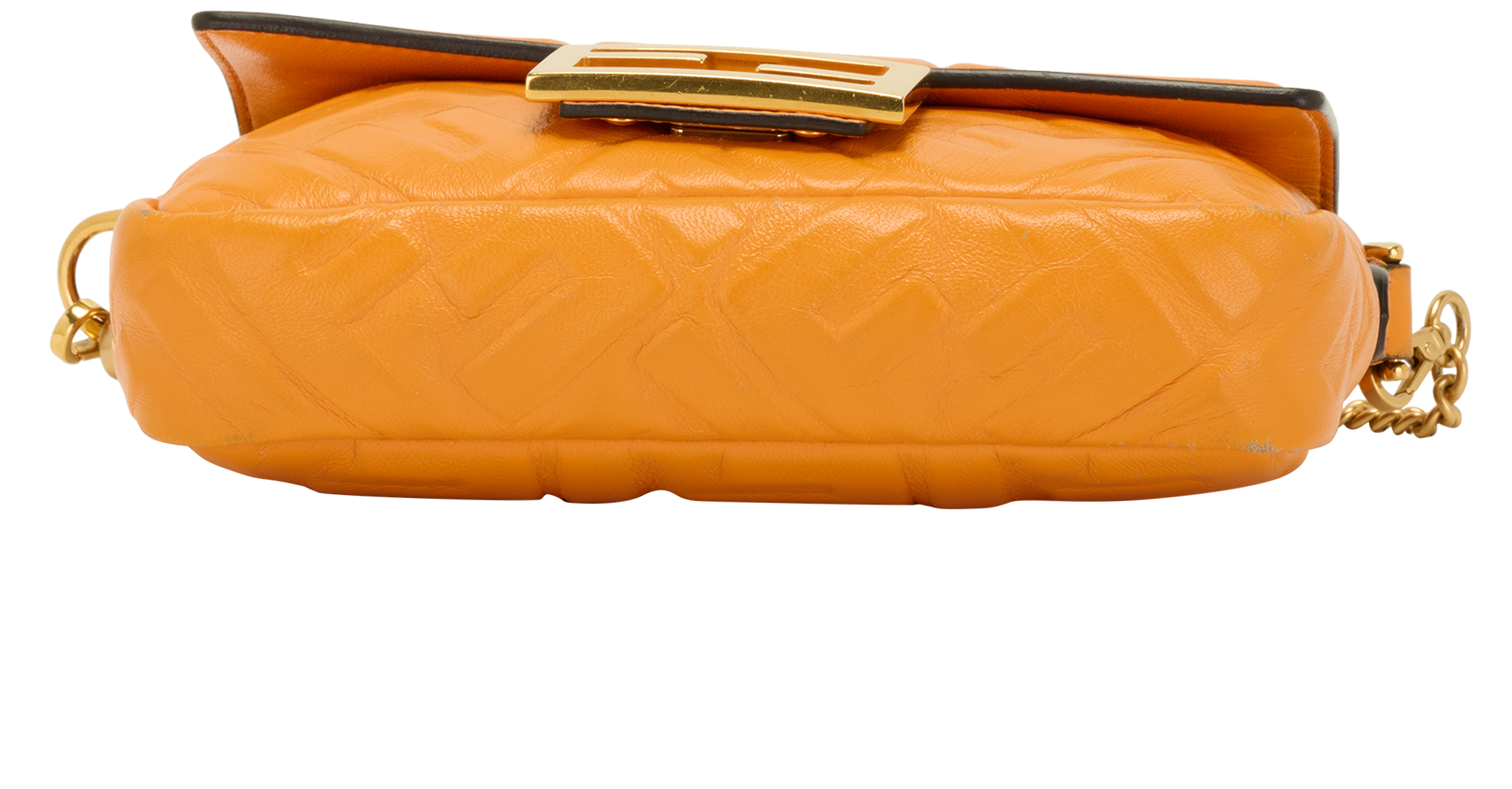 Mini Baguette, &pound;1,300, Handbags, Orange, Leather, Top view